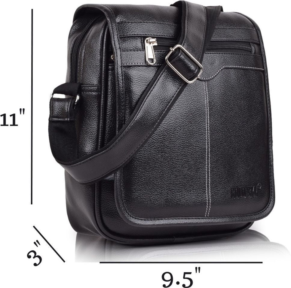 Shade PU Leather Men’s Sling Bag