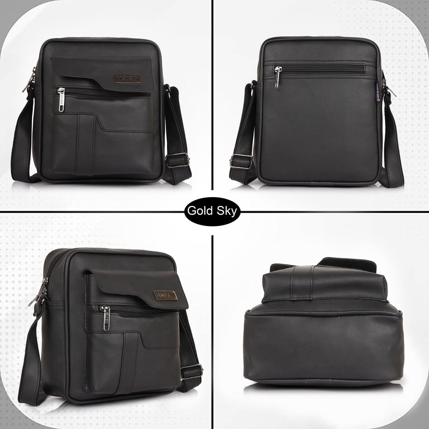 MetroEdge Premium Vegan Leather Sling Bag