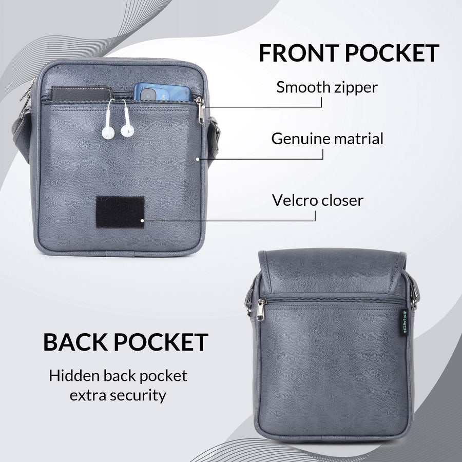Shade PU Leather Men’s Sling Bag
