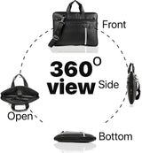 WhiteLine Bottom Expandable Laptop Messenger Bag for Men