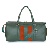 VoyagerX Vegan Leather Duffel with Shoe Compartment - 45 L