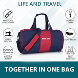 FitPro Polyester Gym Bag with Dedicated Shoe Pocket