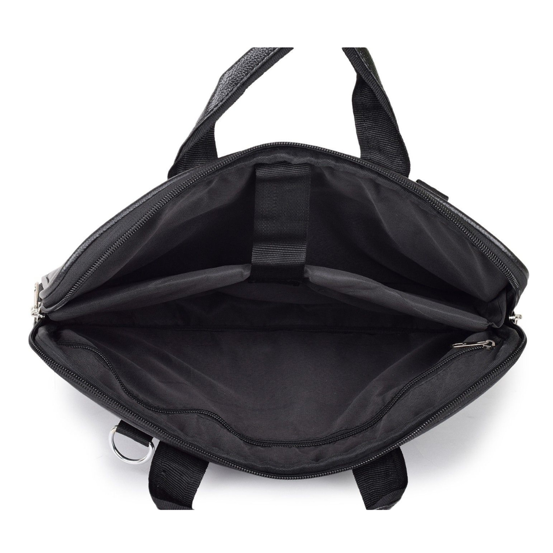 ExpandPro Sleek Expandable Laptop Messenger Bag for Men