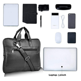 ExpandPro Sleek Expandable Laptop Messenger Bag for Men