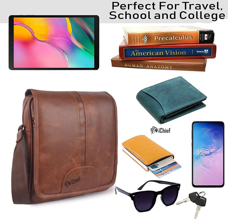 Falcon PU Leather Men’s Sling Bag