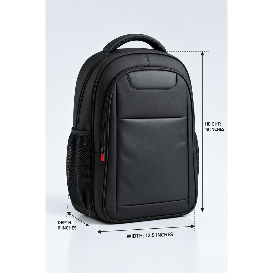 Nylon Oxford Fabric Laptop Backpack with Chest Strap