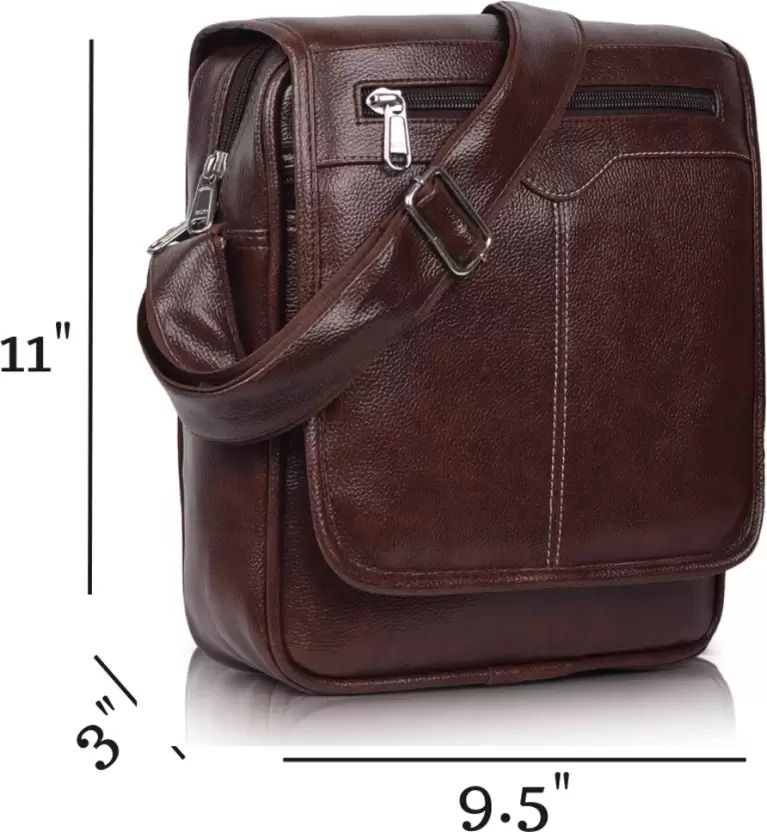 Shade PU Leather Men’s Sling Bag