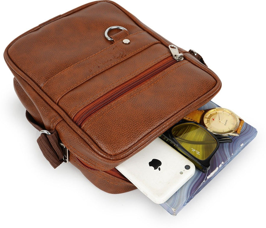 MiniVault X9 PU Leather Sling Bag