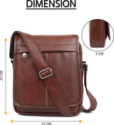 UrbanCruze PU Leather Men’s Sling Bag