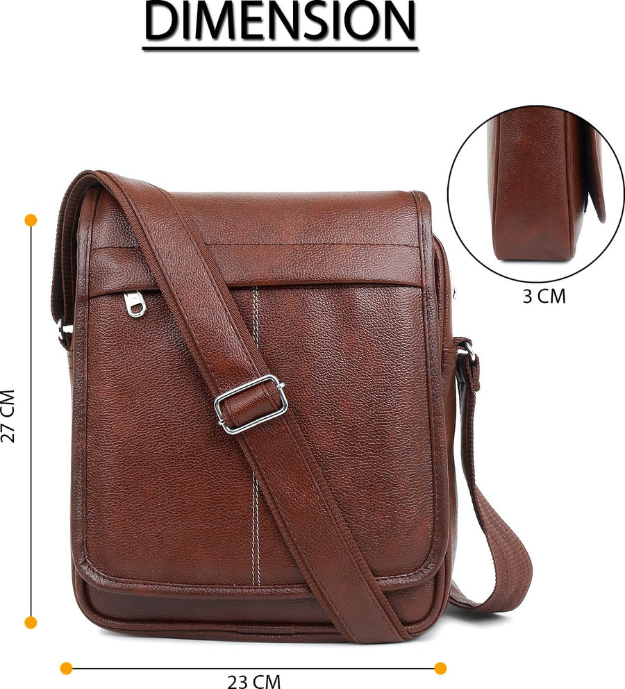 UrbanCruze PU Leather Men’s Sling Bag