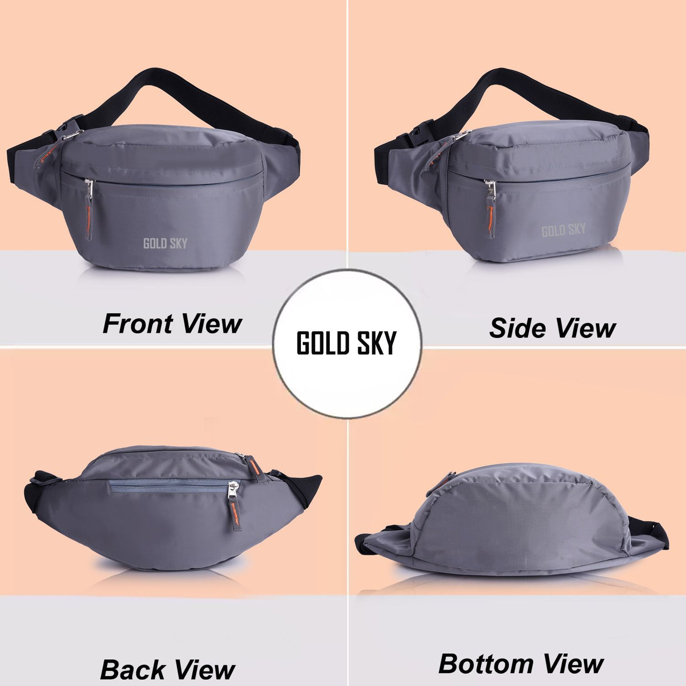 TravelX ChestPro Parachute Waist Bag for Travel