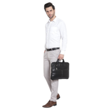 ExpandPro Sleek Expandable Laptop Messenger Bag for Men