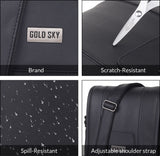 Draper Premium Vegan Leather Sling Bag With Padded Tab Sleeve