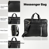 WhiteLine Bottom Expandable Laptop Messenger Bag for Men