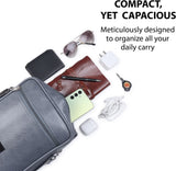 Falcon PU Leather Men’s Sling Bag