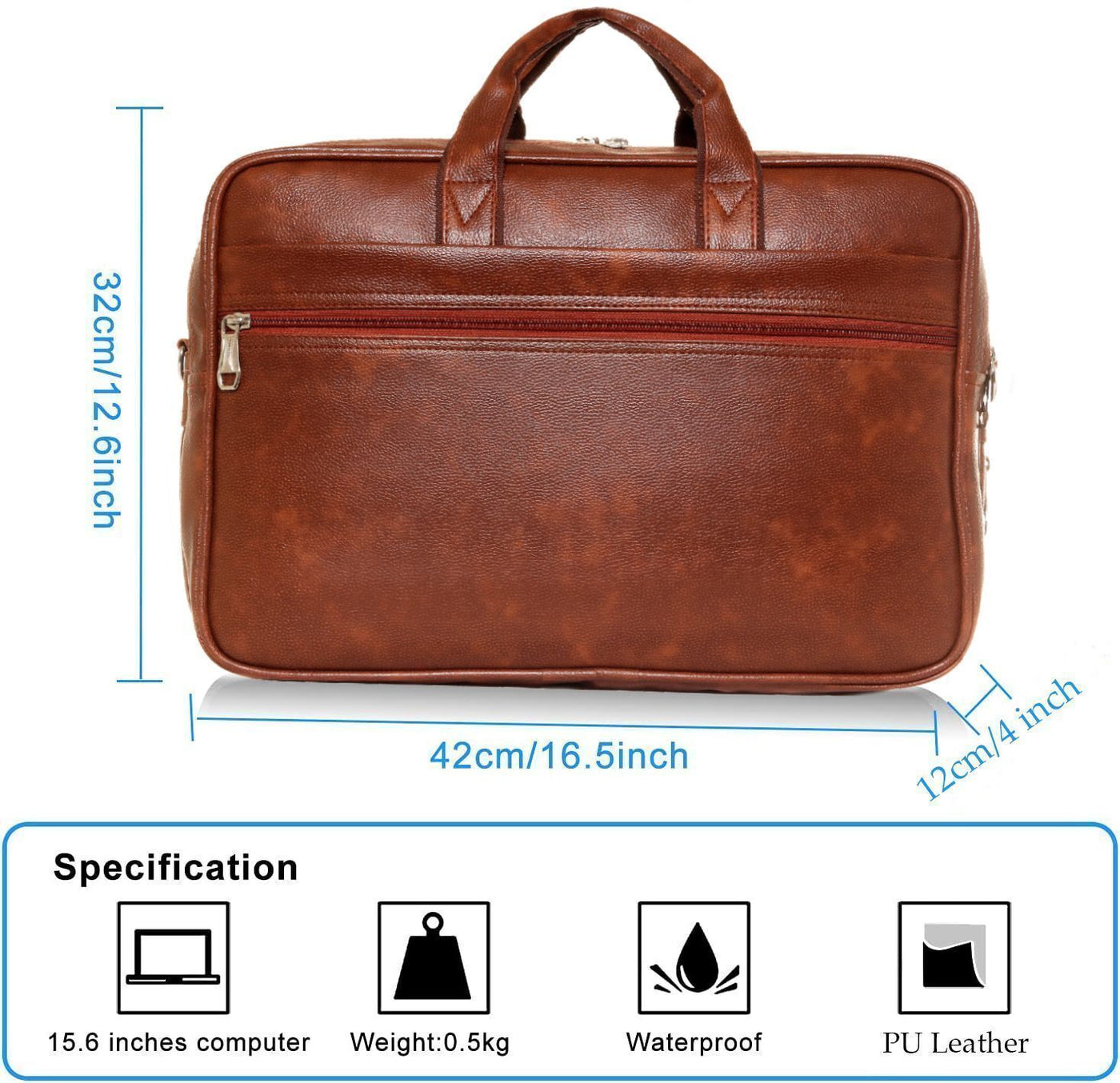 FlutterX Dual Compartment Expandable Laptop Messenger Office Bag