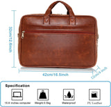 FlutterX Dual Compartment Expandable Laptop Messenger Office Bag