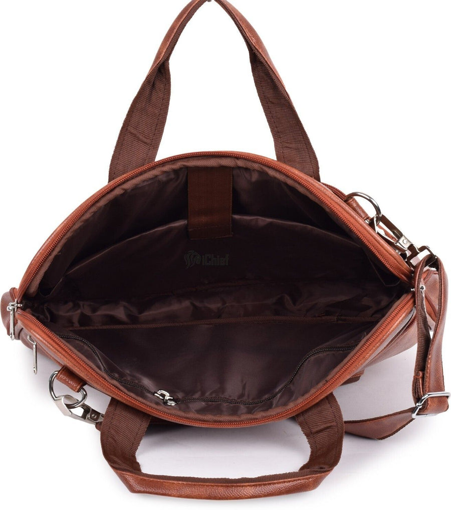 WhiteLine Bottom Expandable Laptop Messenger Bag for Men