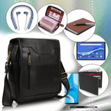ModVault Premium PU Leather Men’s Sling Bag With Padded Tab Sleeve