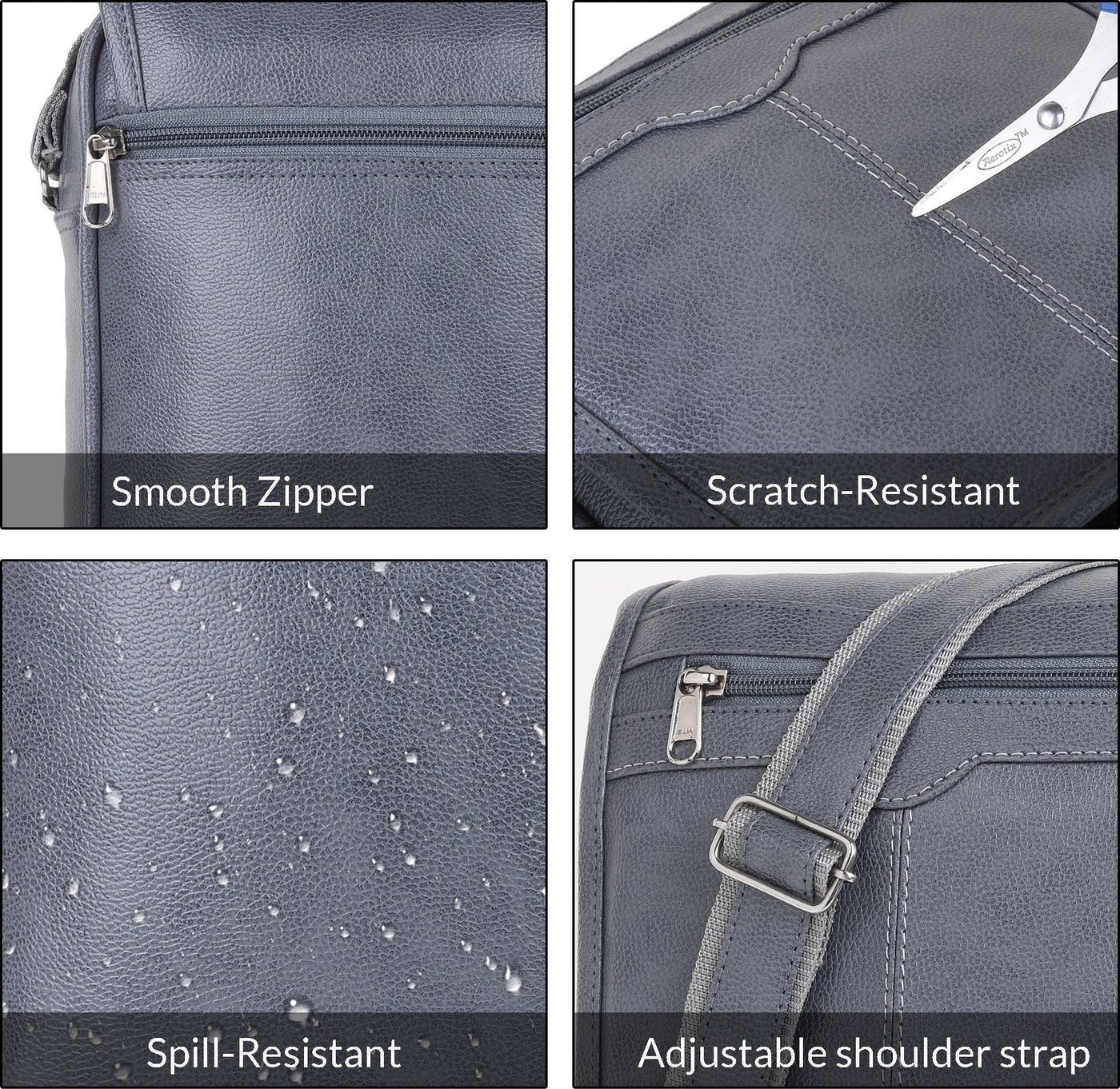Shade PU Leather Men’s Sling Bag