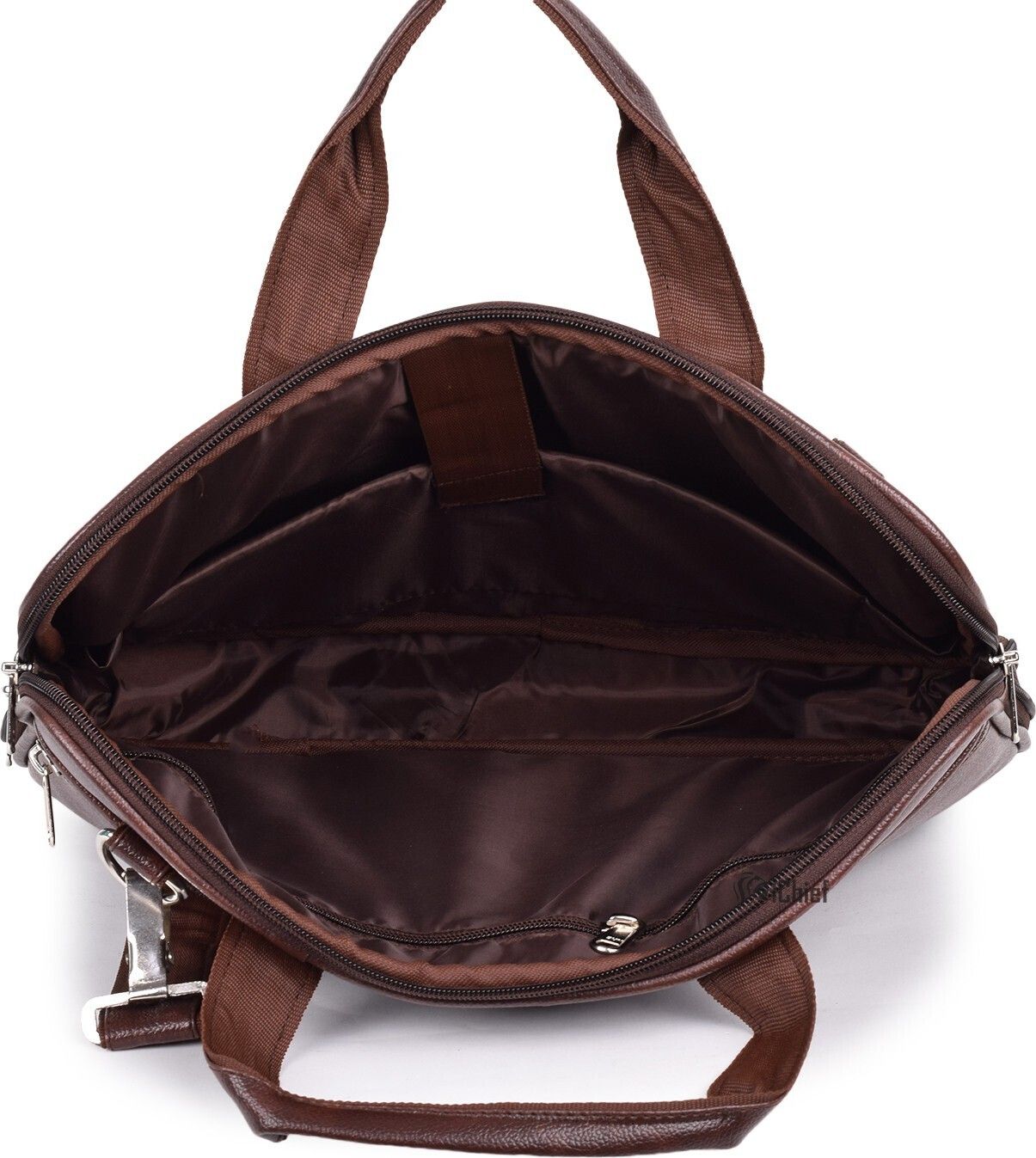 WhiteLine Bottom Expandable Laptop Messenger Bag for Men