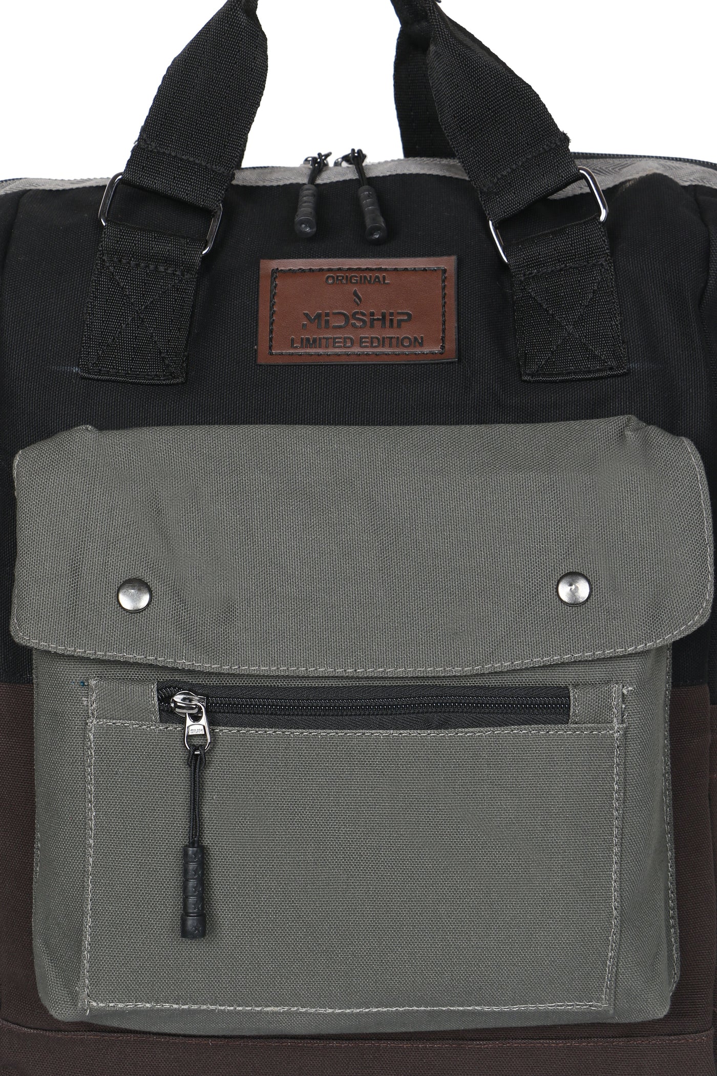 MIDSHIP Voyager Canvas Backpack with Handle