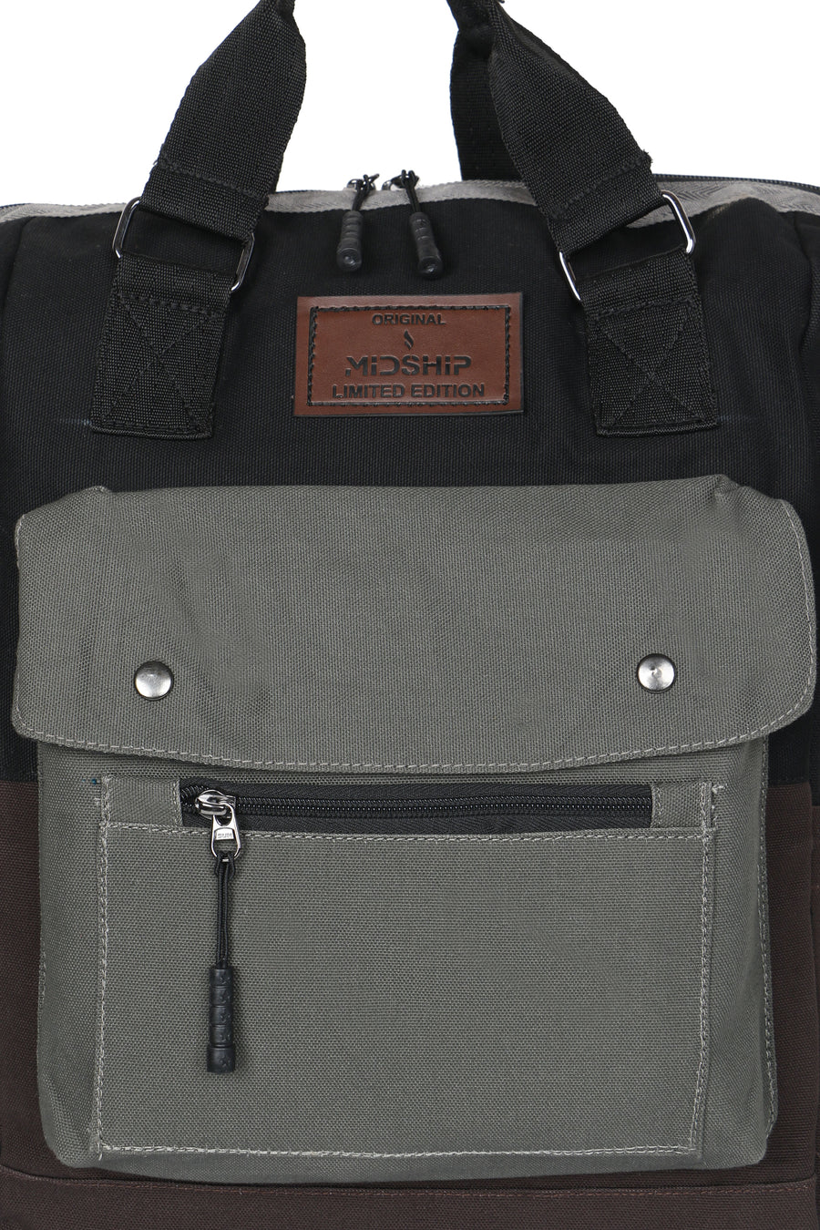 MIDSHIP Voyager Canvas Backpack with Handle