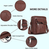 MetroEdge Premium Vegan Leather Sling Bag