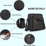 MetroEdge Premium Vegan Leather Sling Bag