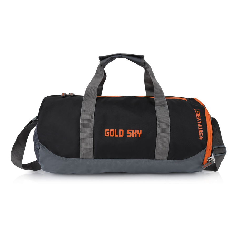 Aeris Polyester Gym Bag with Dedicated Shoe Compartment