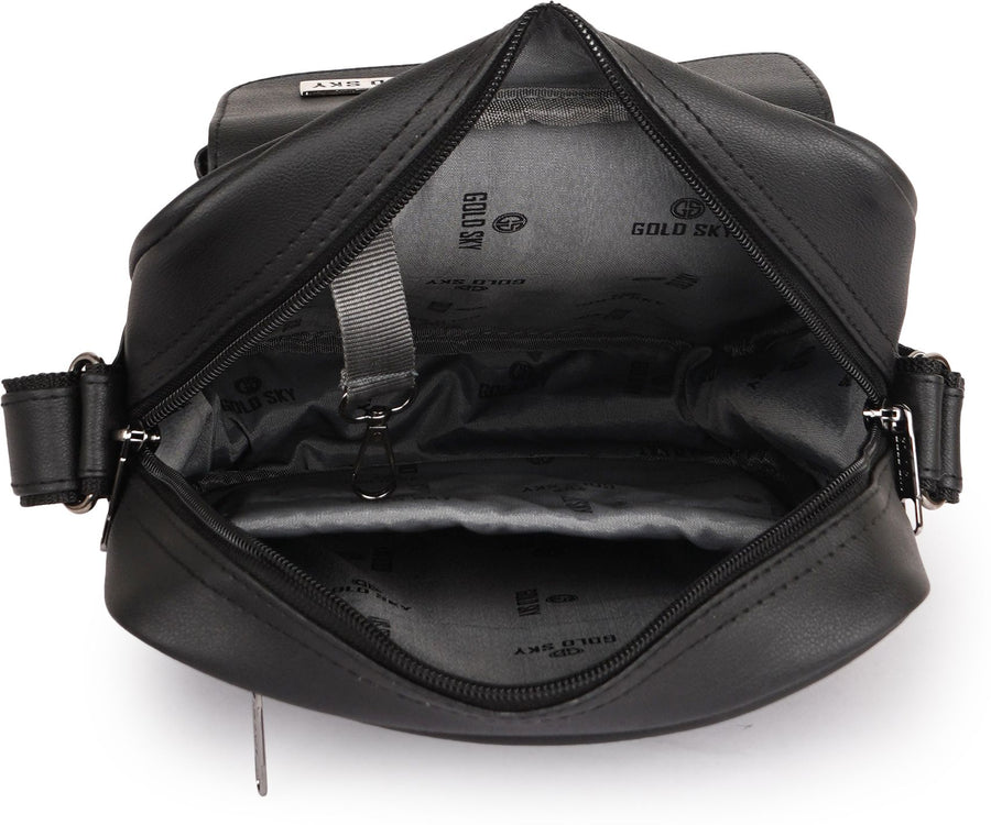 MetroEdge Premium Vegan Leather Sling Bag