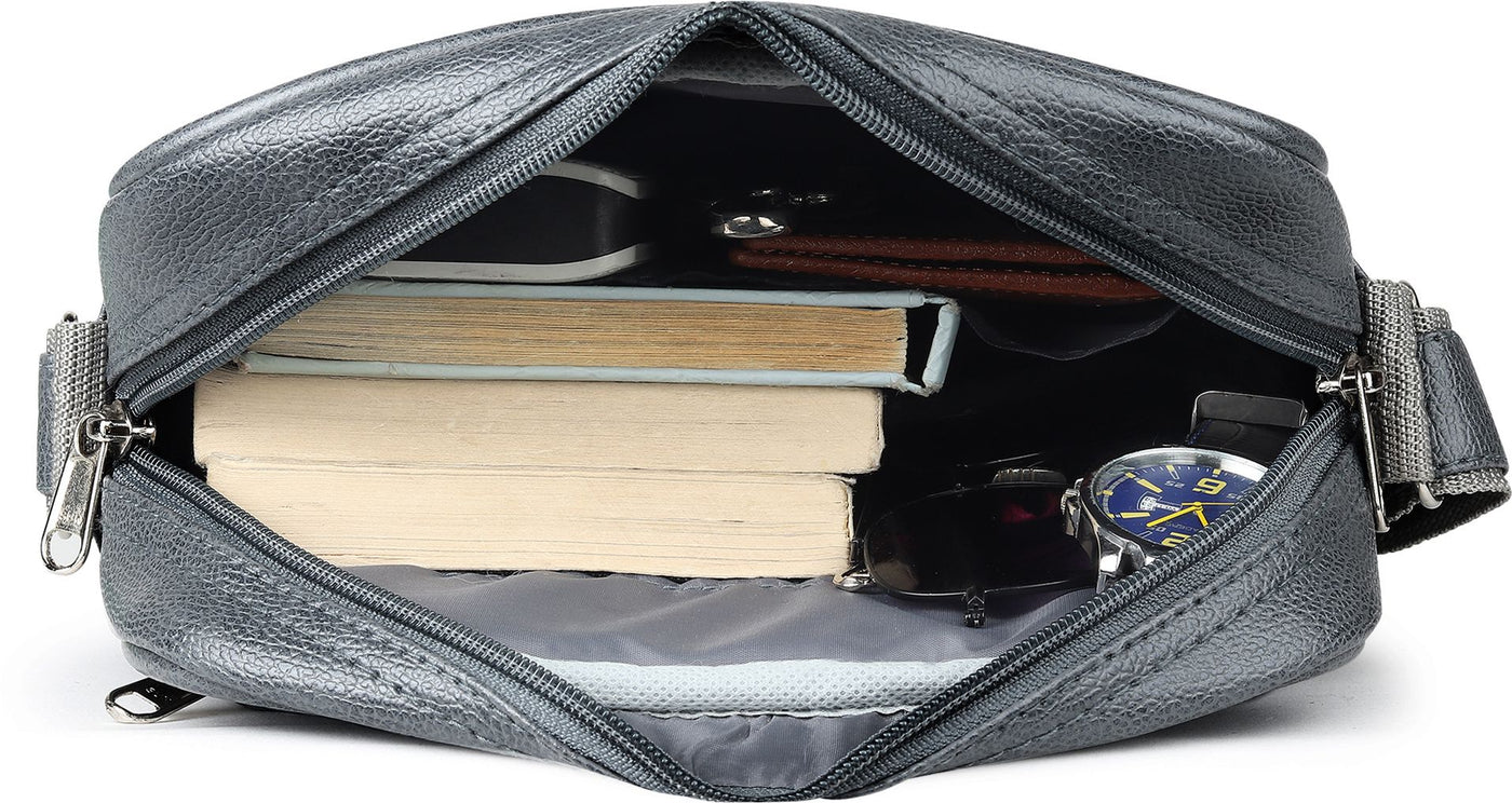 UrbanEdge Premium Vegan Leather Men’s Sling Bag