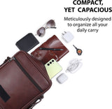 UrbanEdge Premium Vegan Leather Men’s Sling Bag