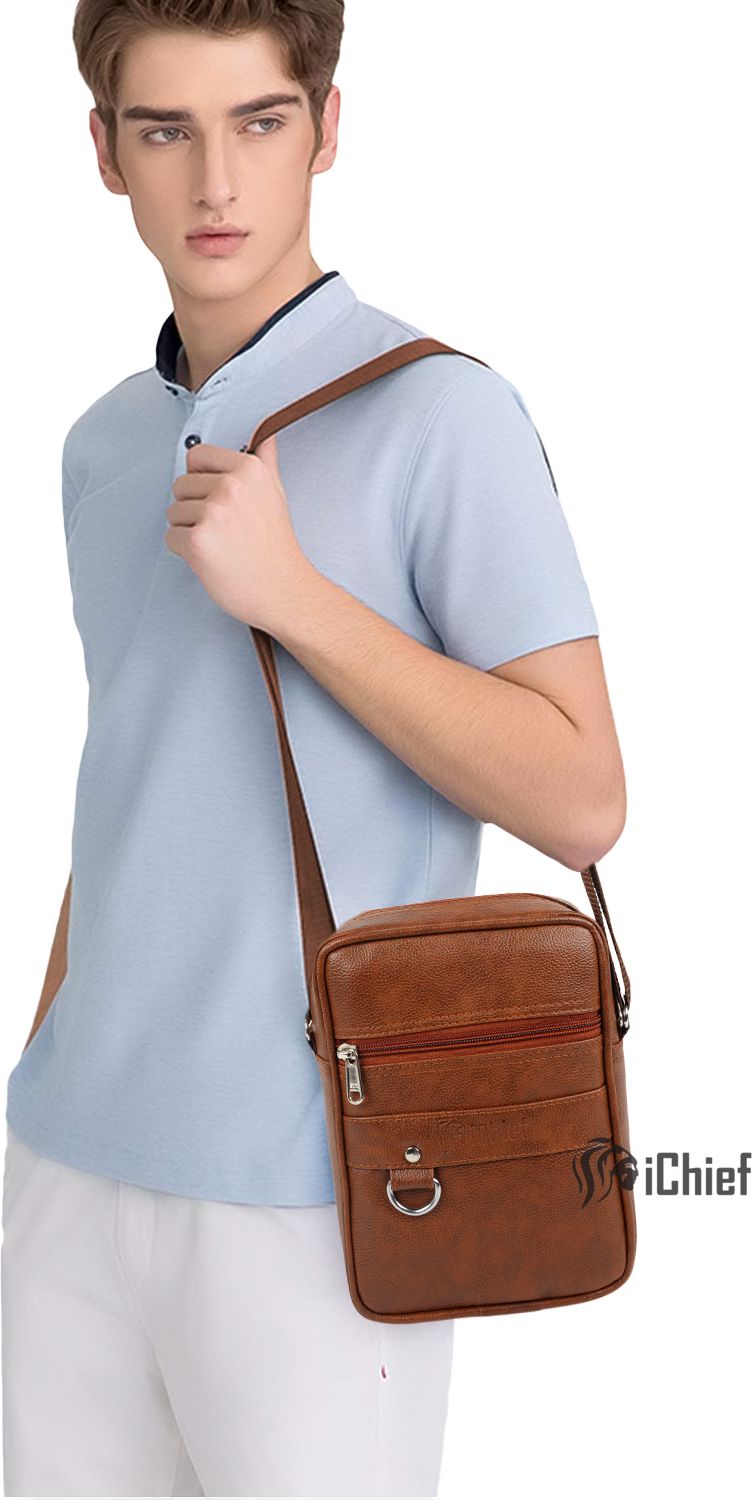 MiniVault X9 PU Leather Sling Bag