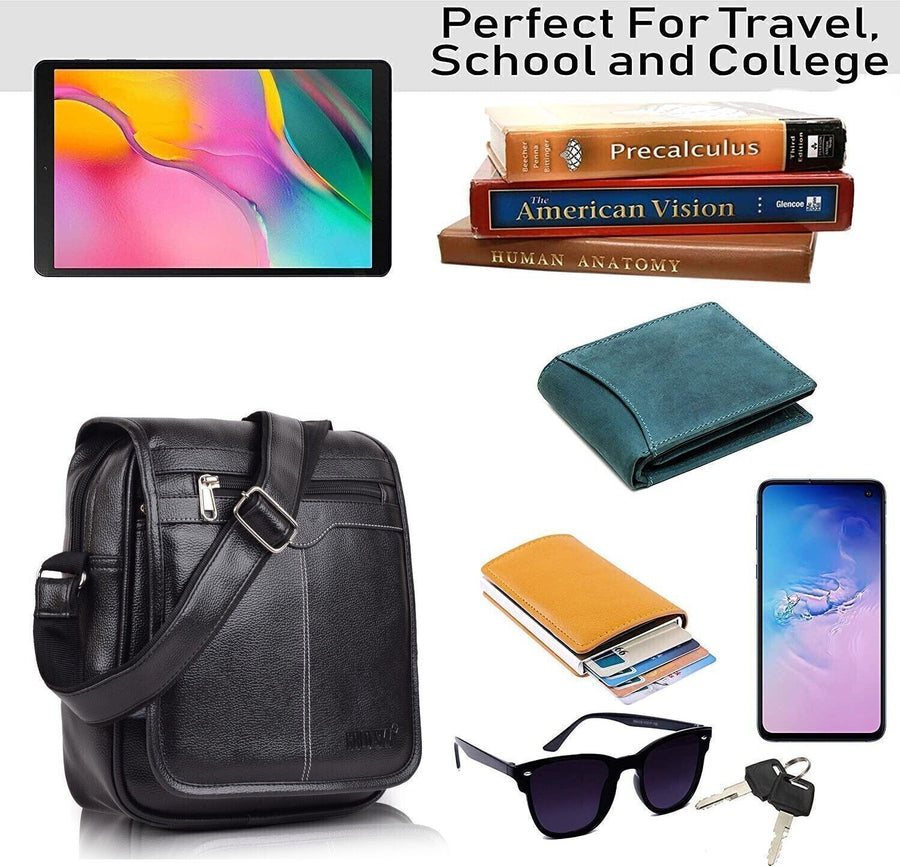 Shade PU Leather Men’s Sling Bag