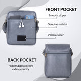 ModVault Premium PU Leather Men’s Sling Bag With Padded Tab Sleeve