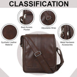 Falcon PU Leather Men’s Sling Bag
