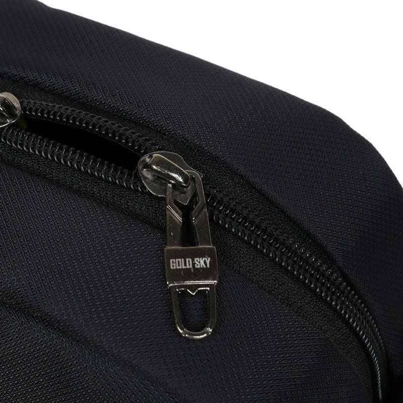 GOLD SKY Black Sling Bag – Shockproof iPad Compartment Unisex