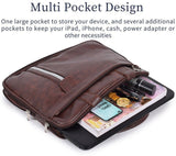 WhiteLine Bottom Expandable Laptop Messenger Bag for Men