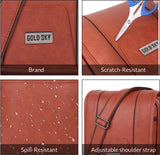 Draper Premium Vegan Leather Sling Bag With Padded Tab Sleeve