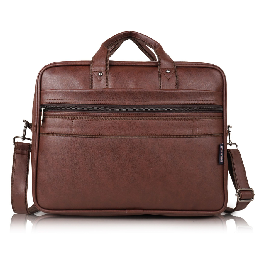 UrbanSplit Vegan Leather Messenger Bag
