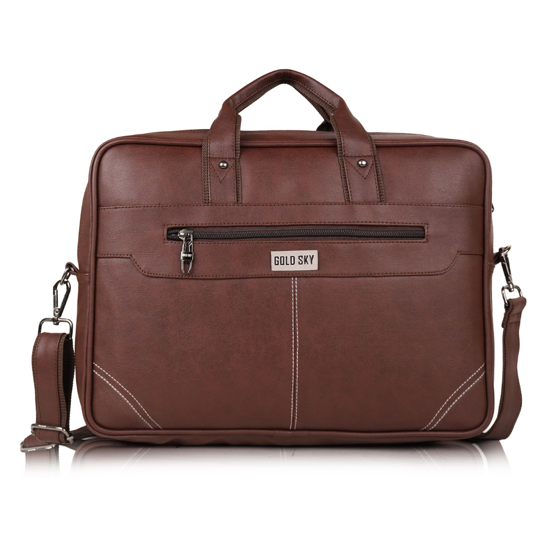 UrbanSplit Vegan Leather Messenger Bag