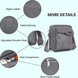 MetroEdge Premium Vegan Leather Sling Bag
