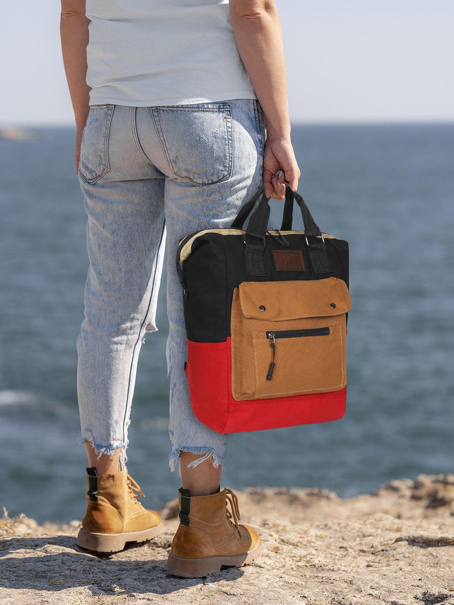 MIDSHIP Voyager Canvas Backpack with Handle