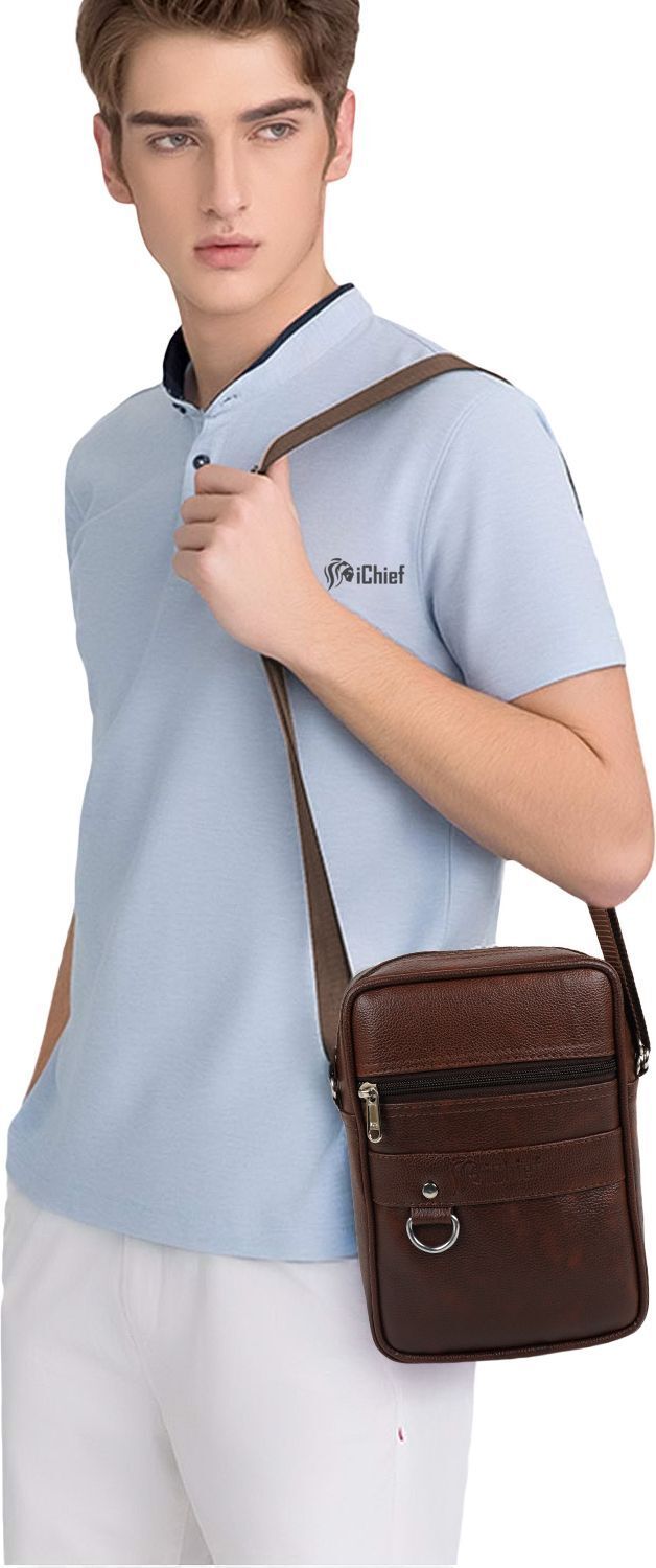 MiniVault X9 PU Leather Sling Bag