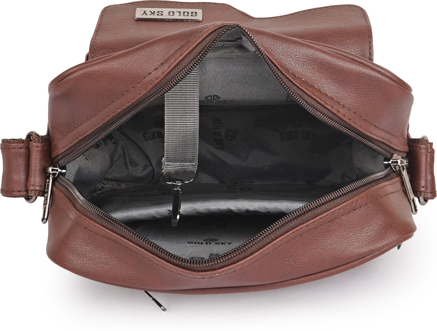 MetroEdge Premium Vegan Leather Sling Bag