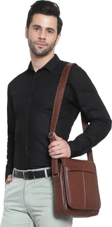 UrbanCruze PU Leather Men’s Sling Bag