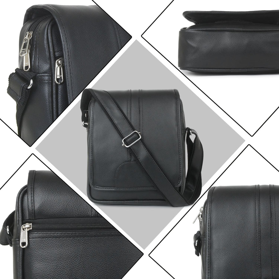 Falcon PU Leather Men’s Sling Bag