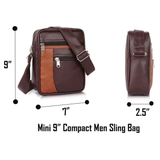 Mini 9 inch Side Sling bag for Men & Women