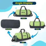 Aeris Polyester Gym Bag with Dedicated Shoe Compartment